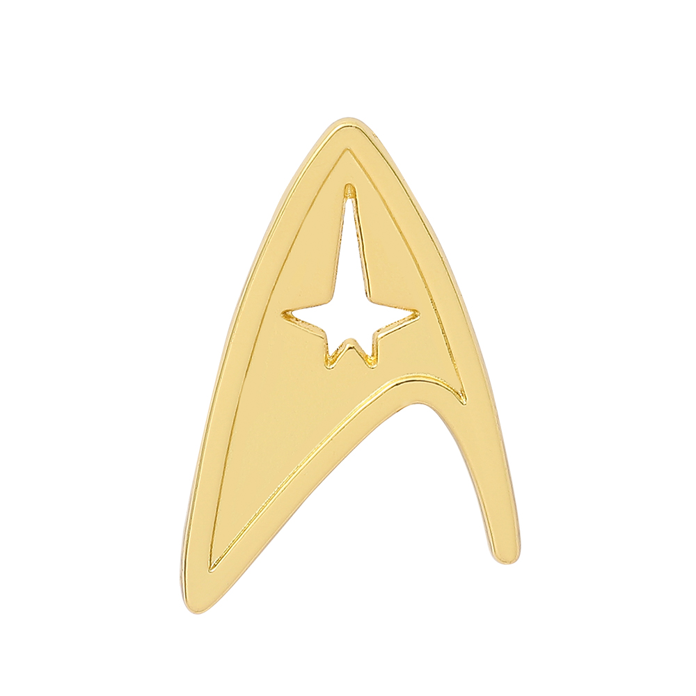 Embroidery Garment - เข็มกลัดโลหะลาย Star Trek สำหรับคนรักซีรีส์ไซไฟ แฟชั่นสำหรับติดเสื้อ หมวก