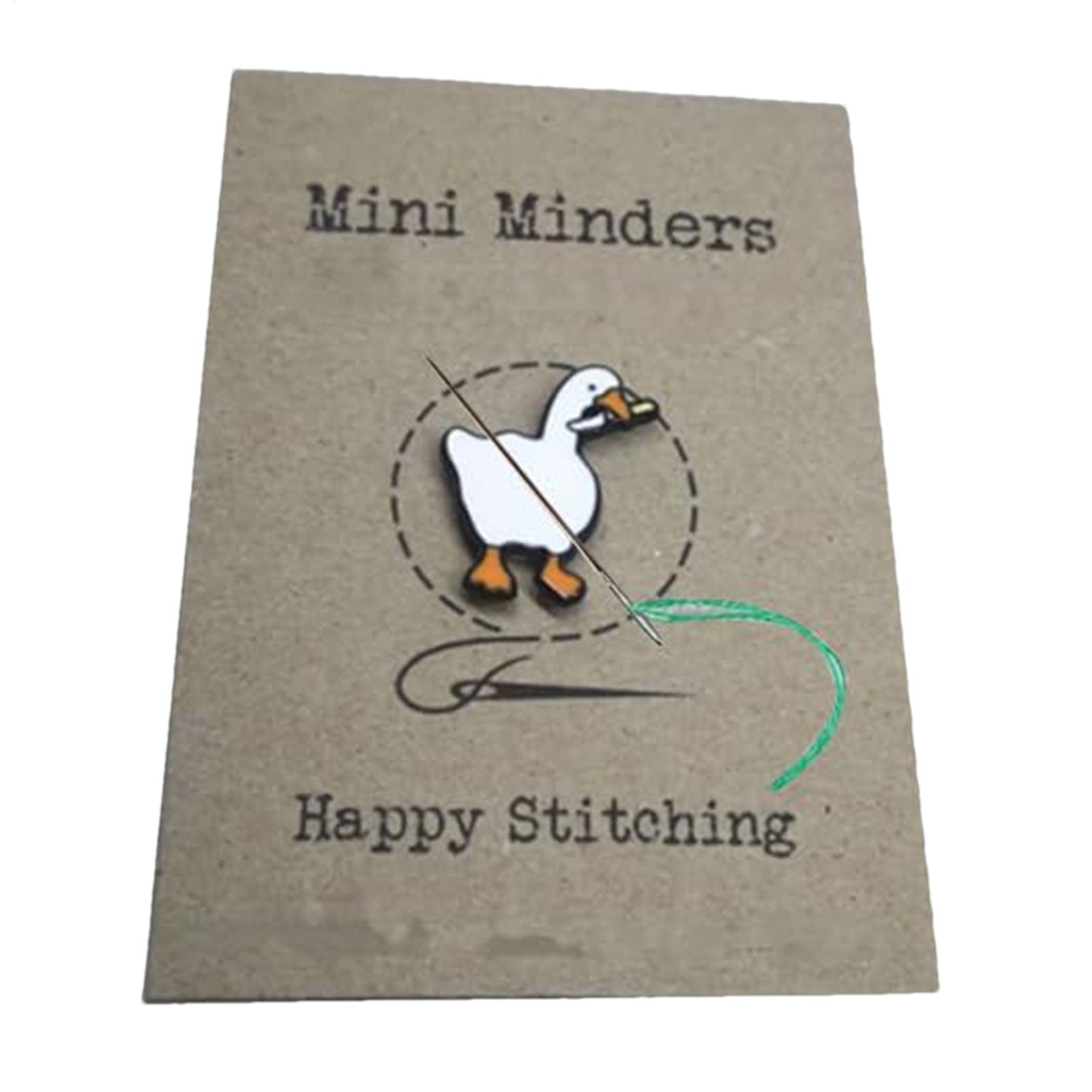 Needle Minder Magnet - แม่เหล็กจัดเก็บเข็มเย็บผ้า รูปห่านน่ารัก ปลอดภัย ใช้สำหรับงานปัก