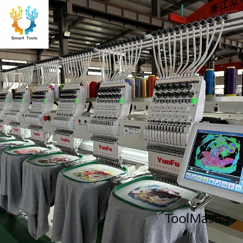 Embroidery Needle - เครื่องปักหมวกความเร็วสูงยี่ห้อ YUNFU รุ่นปี 2026 แบบ 6