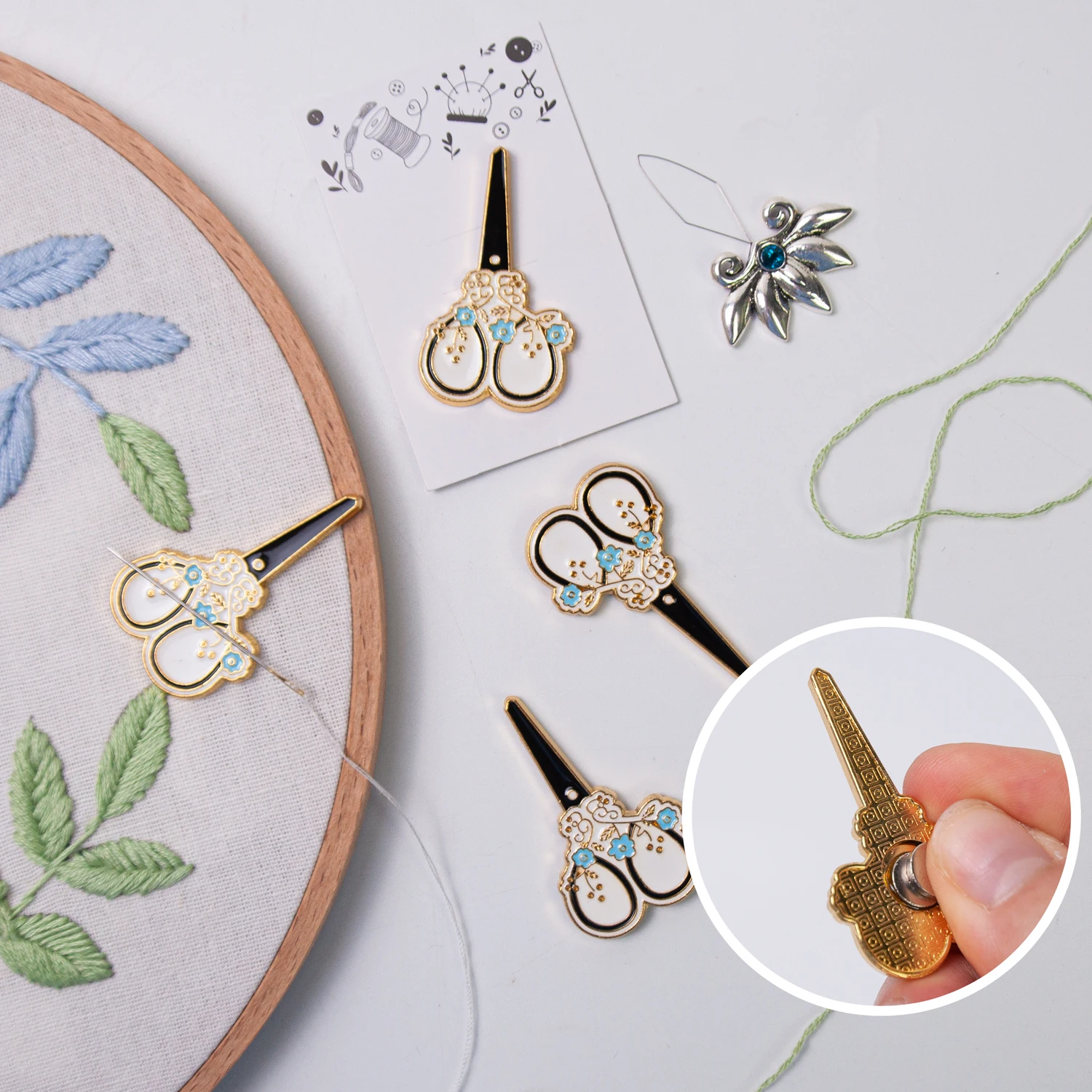 Needle Minder Magnet - เข็ม Minder เย็บ Magnetic Keeper เข็มเคลือบ