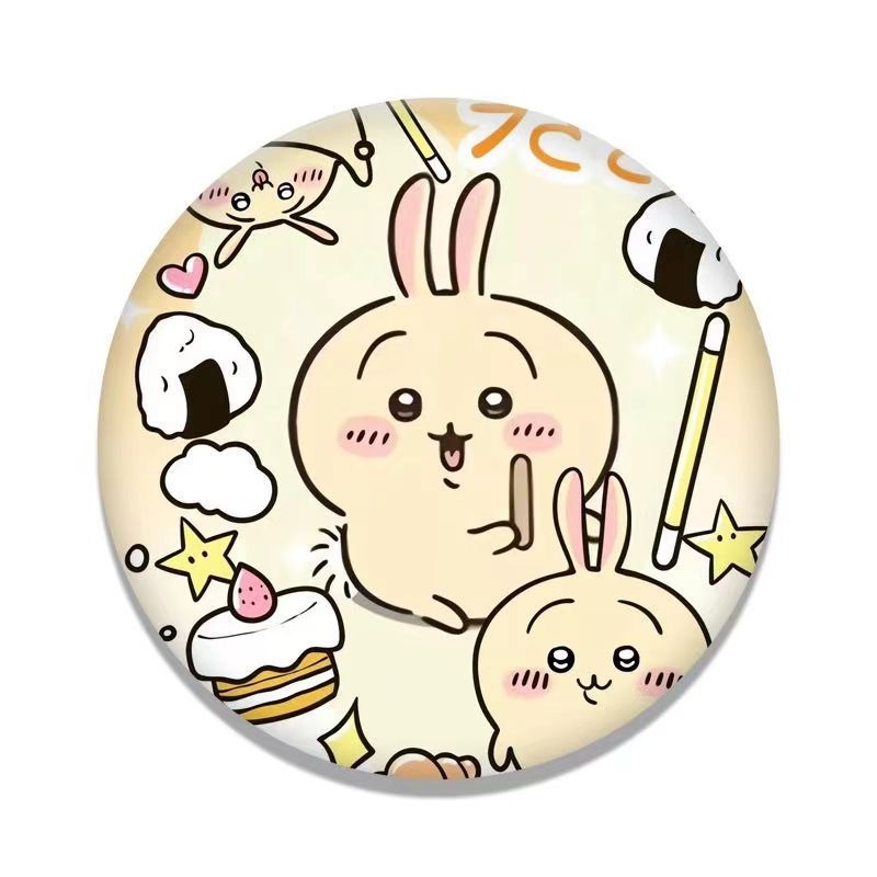 Embroidery Garment - เข็มกลัดลายการ์ตูนฮาชิวาระ อุซางิ น่ารัก สร้างสรรค์ ใช้ตกแต่งได้ เหมาะสำหรับกระเป๋าเป้