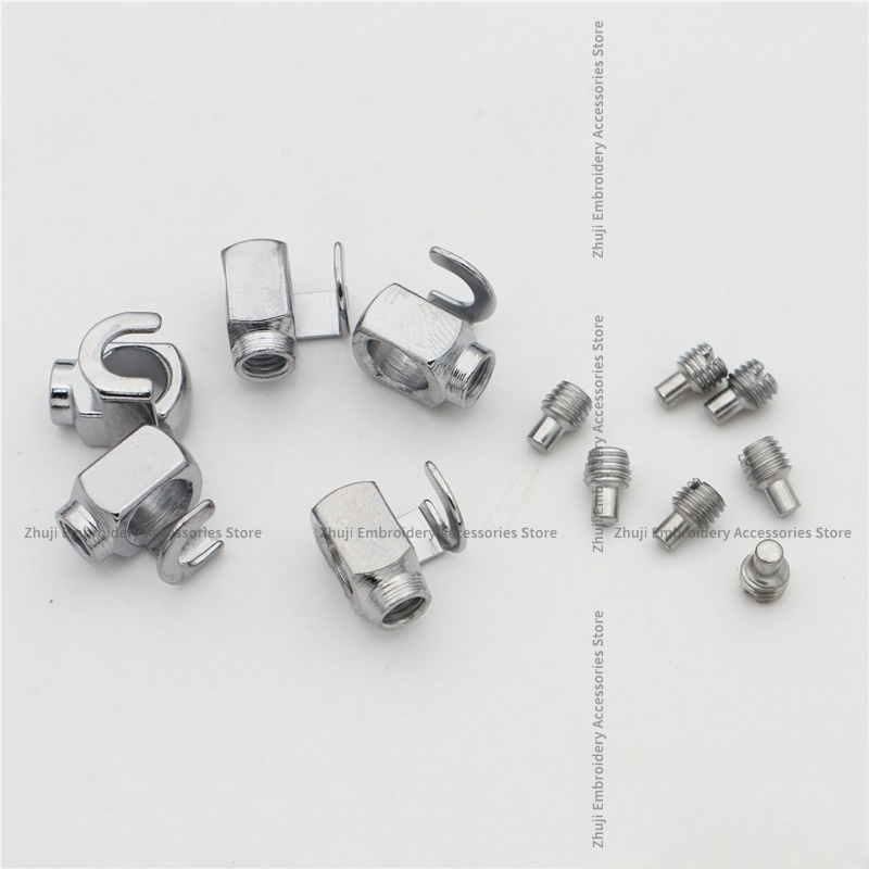 Embroidery Hub - 10PCS เข็ม Chuck เข็มสกรูเคล็ดลับสักโทรศัพท์มือถือแหนบสกรูเข็มเล็บตะขอคอมพิวเตอร์เครื่องเย็บปักถักร้อยอุปกรณ์เสริม