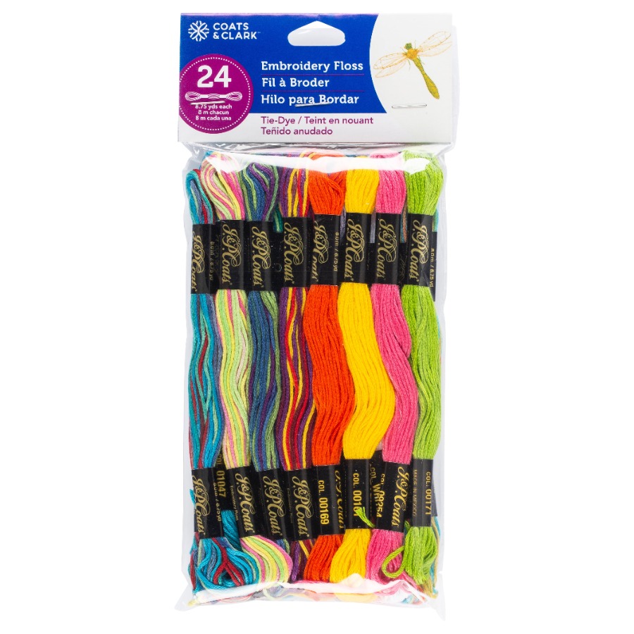Embroidery Floss - เจ. แอนด์ พี. โค้ทส์ชุดไหมปักลายไท-ได 24 ชิ้น