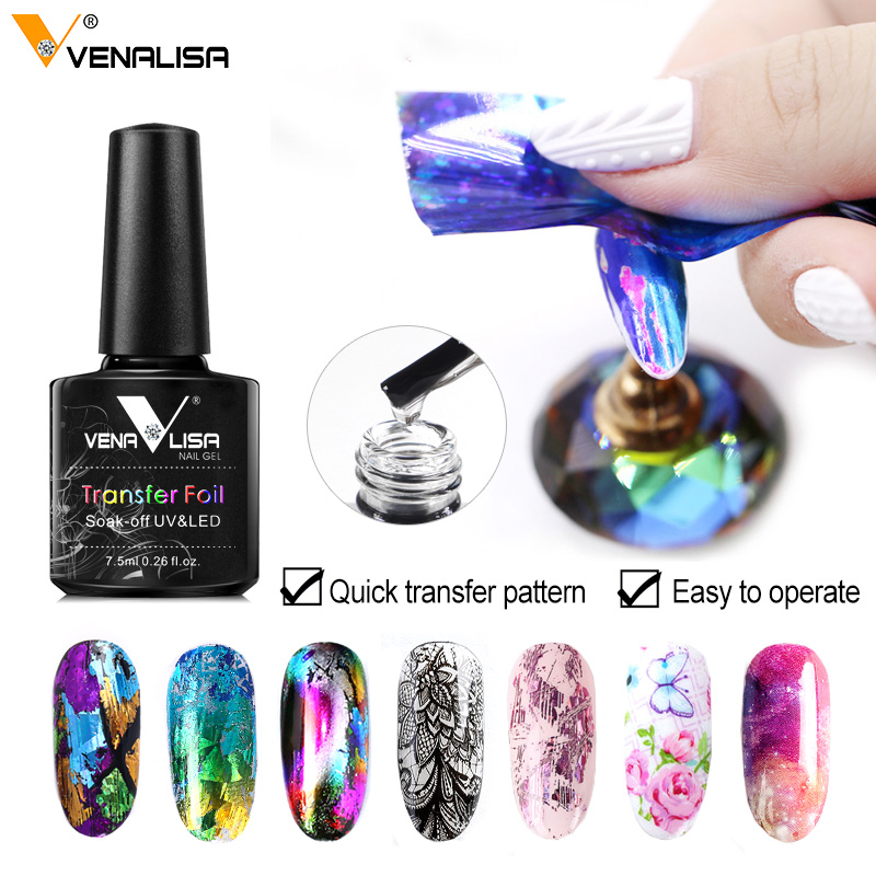Transfer Paper Carbon - Venalisa 7.5ml Transfer ฟอยล์เจลเล็บ Soak Off