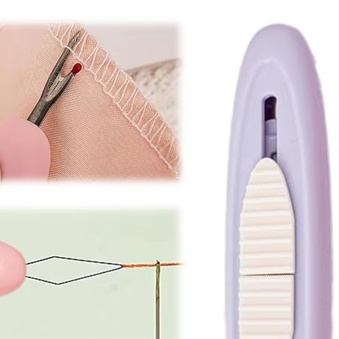 Embroidery Removal - ที่ร้อยด้ายและที่ฉีกตะเข็บ 2 in 1, ที่ร้อยด้ายอัตโนมัติและที่ฉีกตะเข็บ 2