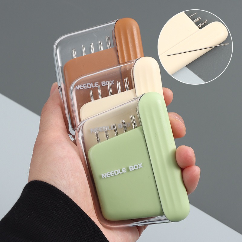 Needle Minder Magnet - กล่องเย็บผ้าแม่เหล็กพกพาแฟชั่น 1 ชิ้น กล่องเก็บเข็มและด้ายคุณภาพสูงสำหรับใช้ในบ้าน ชุดอุปกรณ์ซ่อมแซม