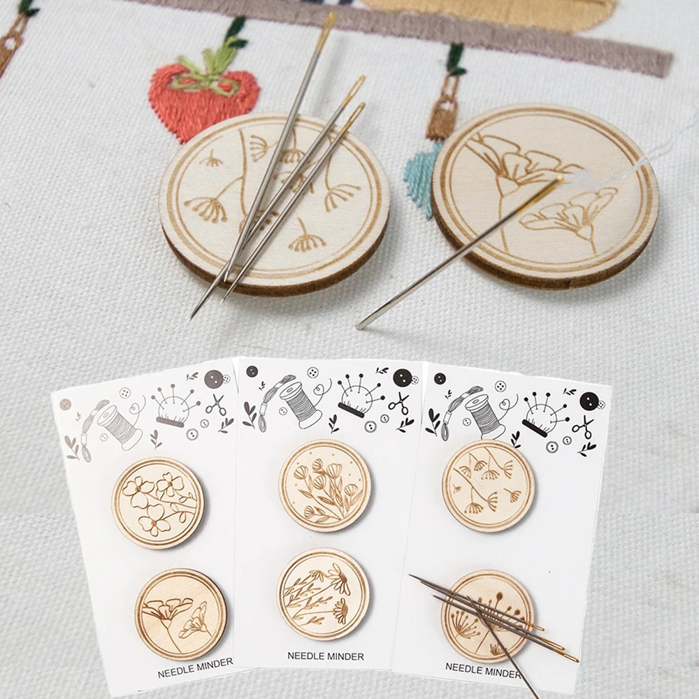 2 ชิ้น Cross Stitch ไม้เข็ม Mi - Needle Minder Magnet บทวิจารณ์และราคา