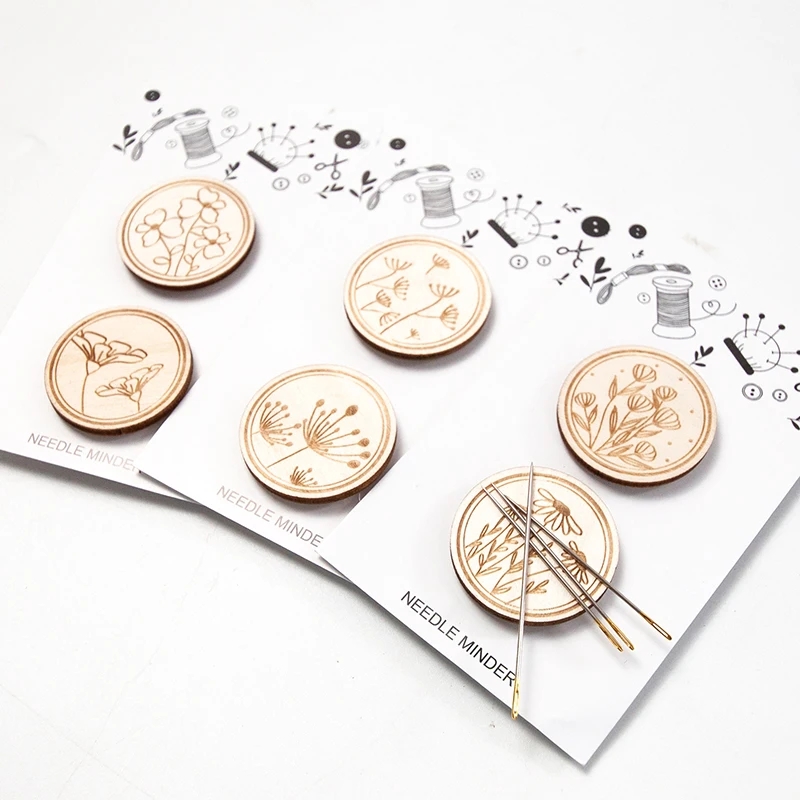 2 ชิ้น Cross Stitch ไม้เข็ม Mi - Needle Minder Magnet บทวิจารณ์และราคา