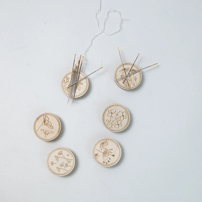 2 ชิ้น Cross Stitch ไม้เข็ม Mi - Needle Minder Magnet บทวิจารณ์และราคา