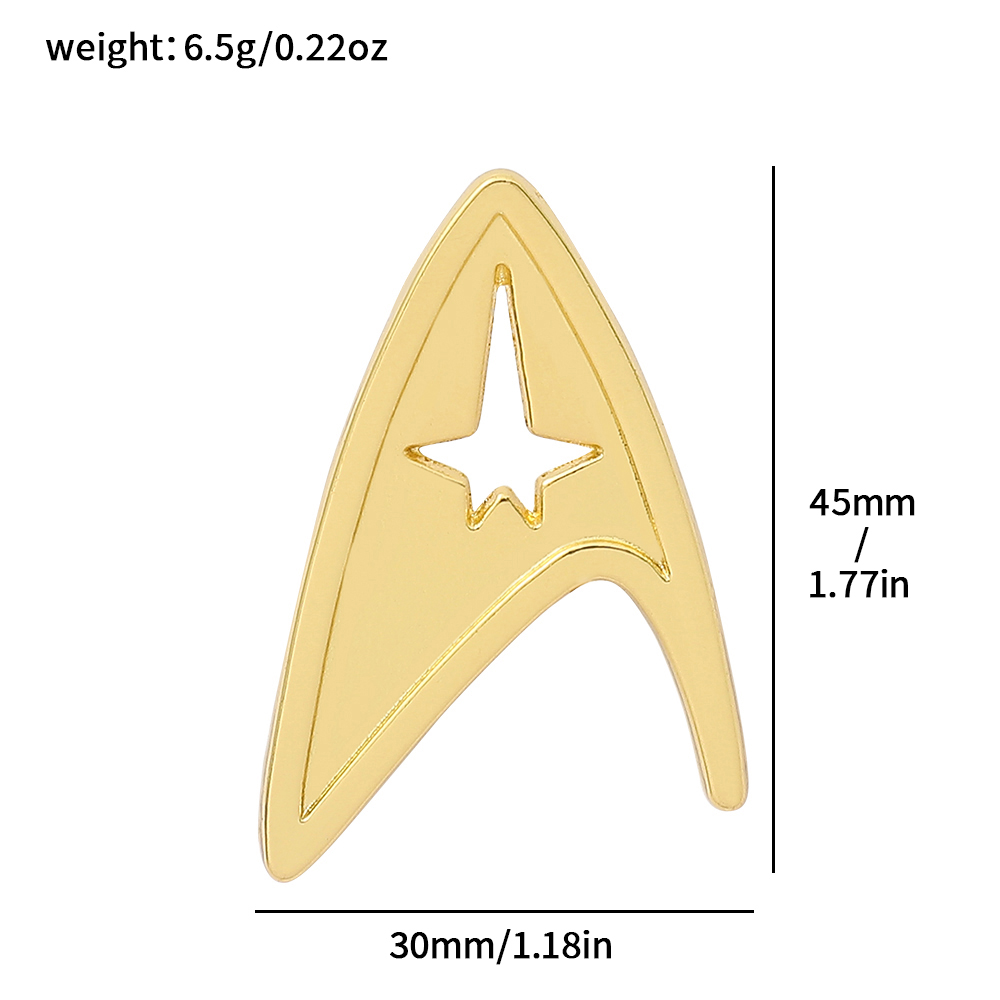 เข็มกลัดโลหะลาย Star Trek สำหร - Embroidery Garment บทวิจารณ์และราคา