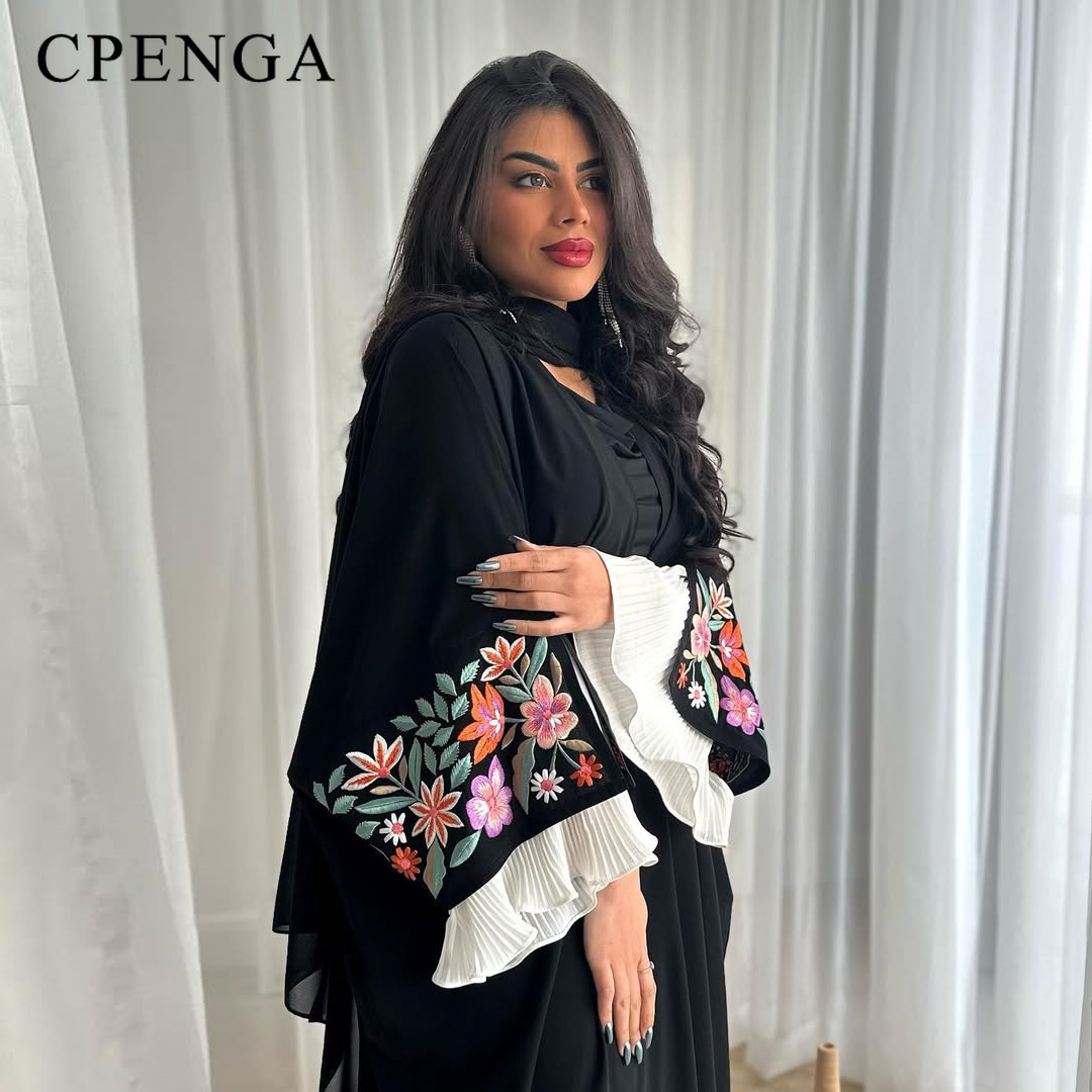 ชุดอาบายะหรูหราสำหรับผู้หญิง ส - Embroidery Kaftan บทวิจารณ์และราคา