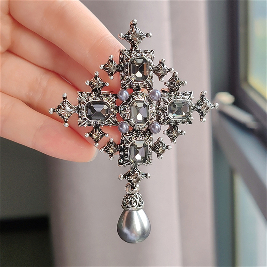 ใหม่ Baroque CROSS rhinestone  - Embroidery Icon บทวิจารณ์และราคา