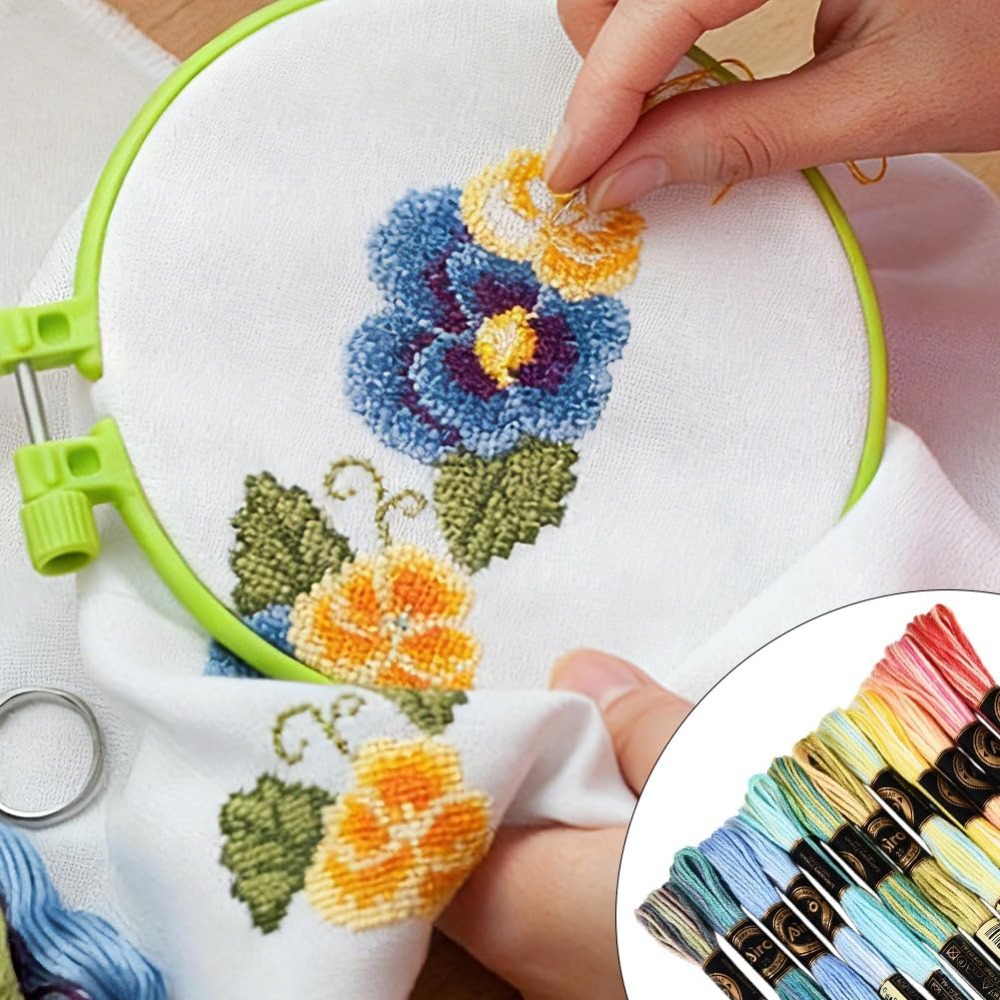 ไหมปักครอสติช 12 แกนม 105 หลา  - Embroidery Floss บทวิจารณ์และราคา