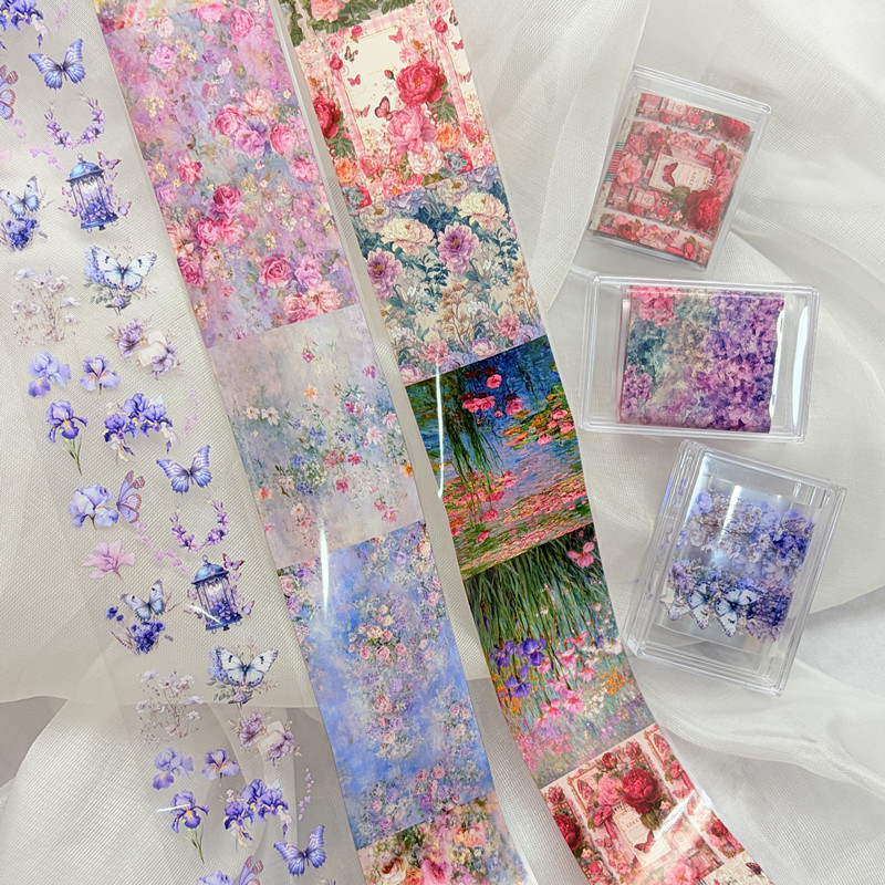 ฟอยล์ลายดอกไม้สำหรับติดเล็บ 1  - Transfer Paper Carbon บทวิจารณ์และราคา