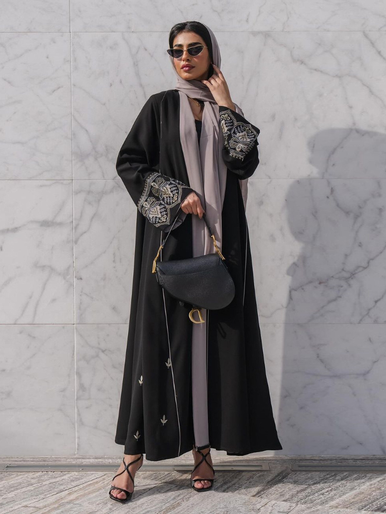 Eid มุสลิม Abaya สําหรับผู้หญิ - Embroidery Kaftan บทวิจารณ์และราคา