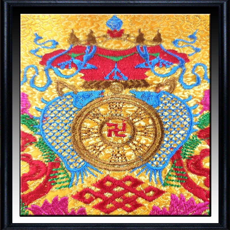 ผ้าซาตินปักลายดอกบัว 42 ซม. ผ้ - Embroidery Cloth บทวิจารณ์และราคา