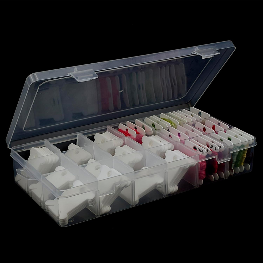กล่องเก็บไหมปักผ้า 18 ช่อง พร้ - Embroidery Floss บทวิจารณ์และราคา