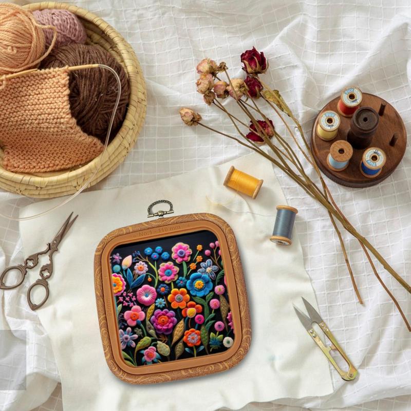 เย็บปักถักร้อยHoopกรอบขนาดใหญ่ - Embroidery Hoop บทวิจารณ์และราคา