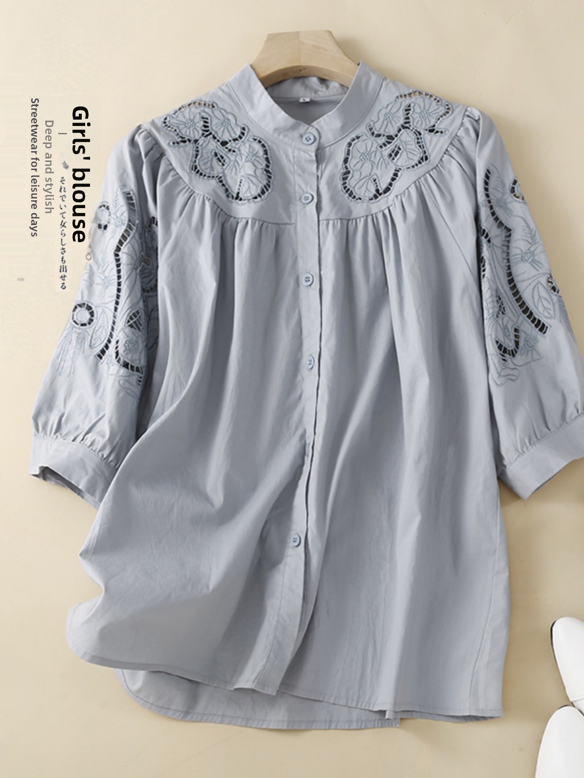 เสื้อเชิ้ตปักลายสไตล์เรโทร ทรง - Embroidery Artist บทวิจารณ์และราคา