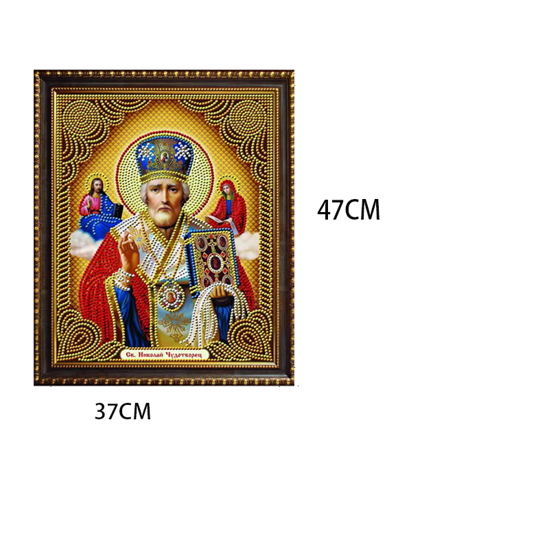 5D DIY โมเสคเพชรจิตรกรรมชุดศาส - Embroidery Icon บทวิจารณ์และราคา