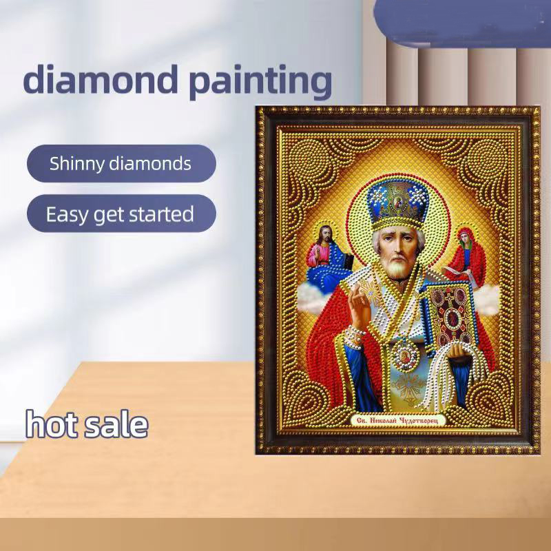 5D DIY โมเสคเพชรจิตรกรรมชุดศาส - Embroidery Icon บทวิจารณ์และราคา