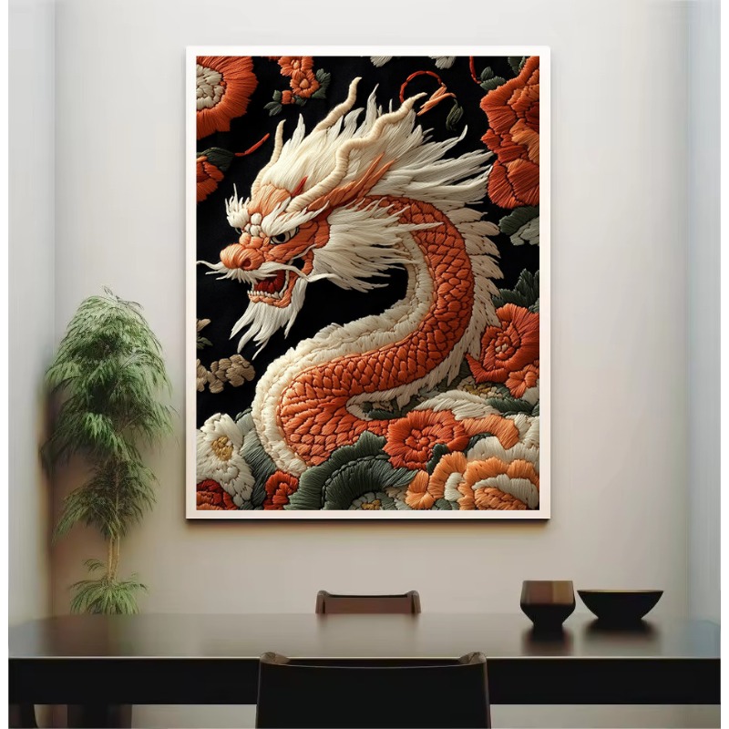 โปสเตอร์ลายปักสไตล์ศิลปะ ภาพสั - Embroidery Artist บทวิจารณ์และราคา