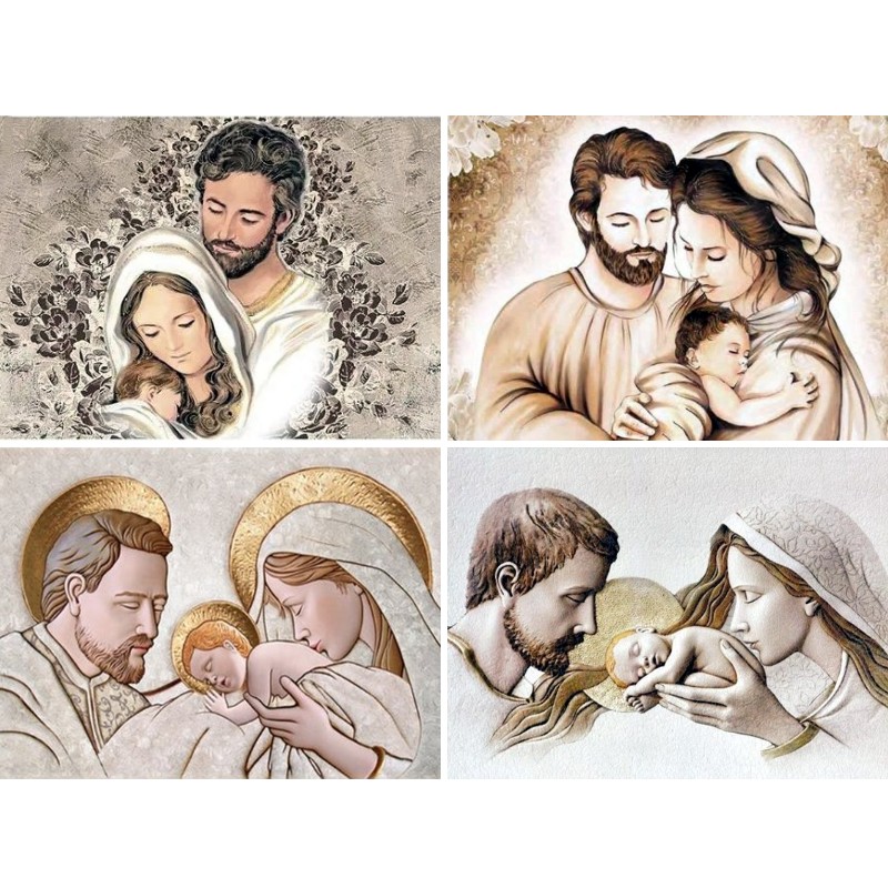 ภาพไอคอนติดเพชรรูปครอบครัวศักด - Embroidery Icon บทวิจารณ์และราคา