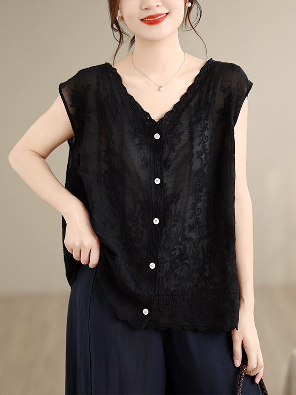 เสื้อกั๊กปักลายหนักแบบใหม่สำหร - Embroidery Artist บทวิจารณ์และราคา