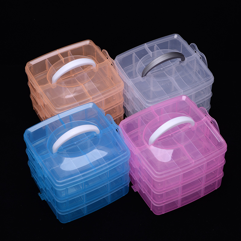 3ชั้น18ช่องพลาสติกเย็บปักถักร้ - Embroidery Floss บทวิจารณ์และราคา