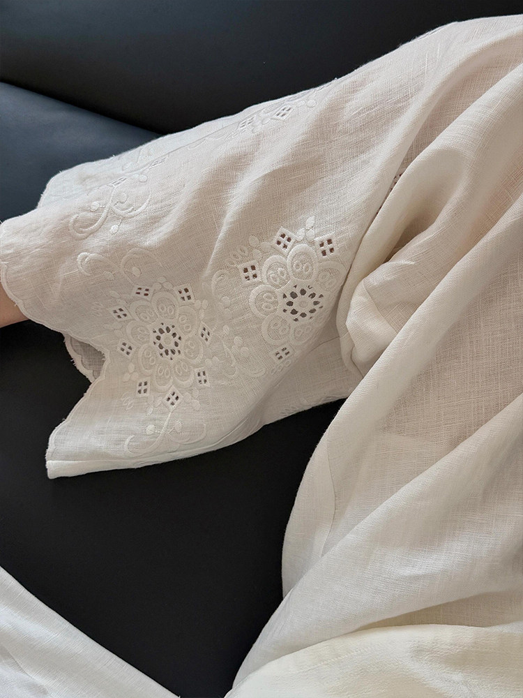 กางเกงขายาวทรงหลวมปักลายสไตล์ญ - Embroidery Artist บทวิจารณ์และราคา