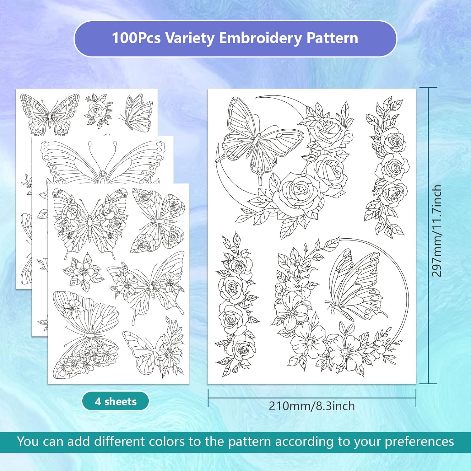 แผ่นรองปักผ้าละลายน้ำได้ 4 แผ่ - Water Soluble Stabilizer บทวิจารณ์และราคา