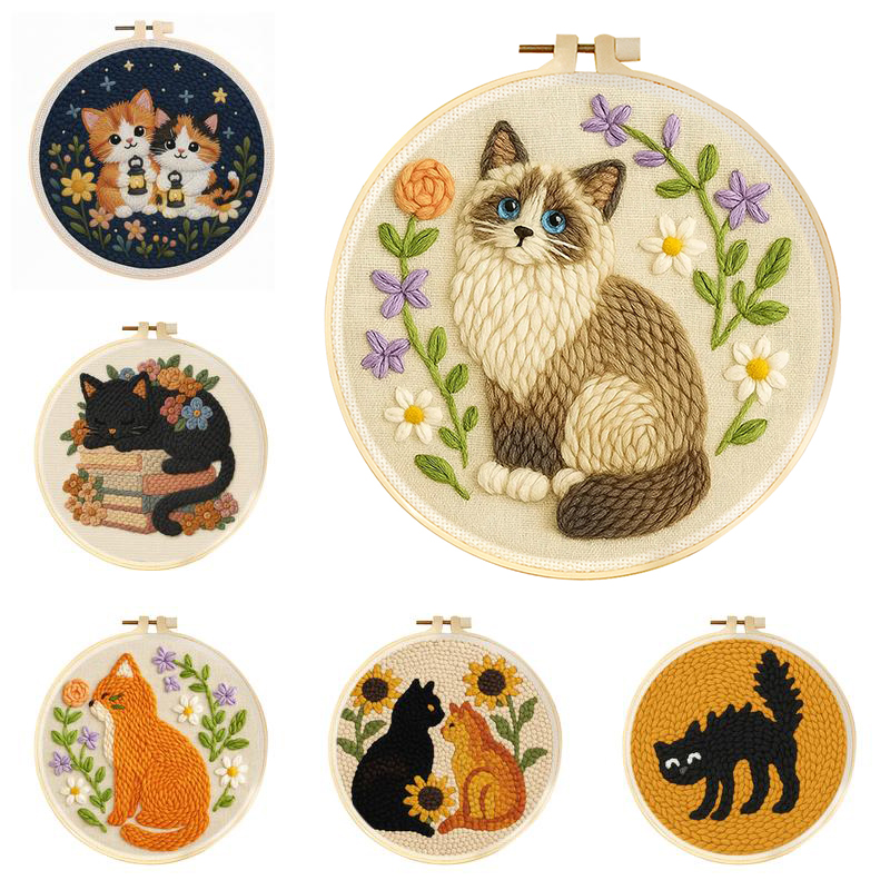 ชุดงานฝีมือปักเข็มเจาะ GATYZTO - Embroidery Origin บทวิจารณ์และราคา