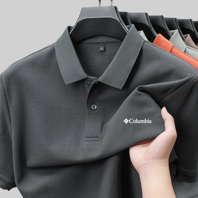 เสื้อโปโลผู้ชายแบรนด์คลาสสิก ด - Embroidery Icon บทวิจารณ์และราคา