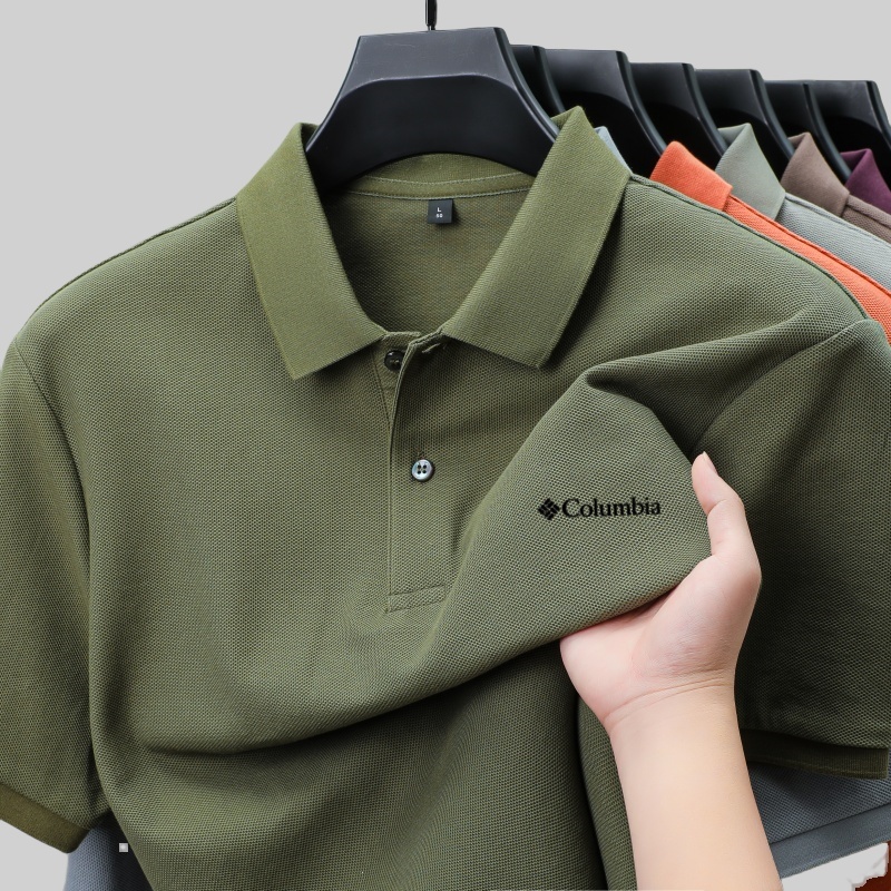 เสื้อโปโลผู้ชายแบรนด์คลาสสิก ด - Embroidery Icon บทวิจารณ์และราคา