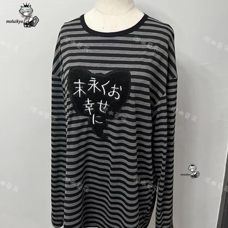 เสื้อยืดแขนยาวคอกลมสไตล์อเมริก - Embroidery Origin บทวิจารณ์และราคา
