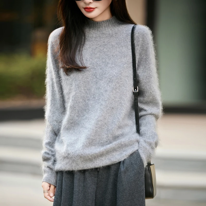 เสื้อสเวตเตอร์คอสูงขนฟูสำหรับผ - Embroidery Origin บทวิจารณ์และราคา