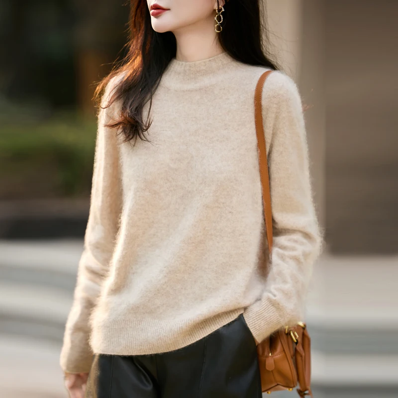 เสื้อสเวตเตอร์คอสูงขนฟูสำหรับผ - Embroidery Origin บทวิจารณ์และราคา