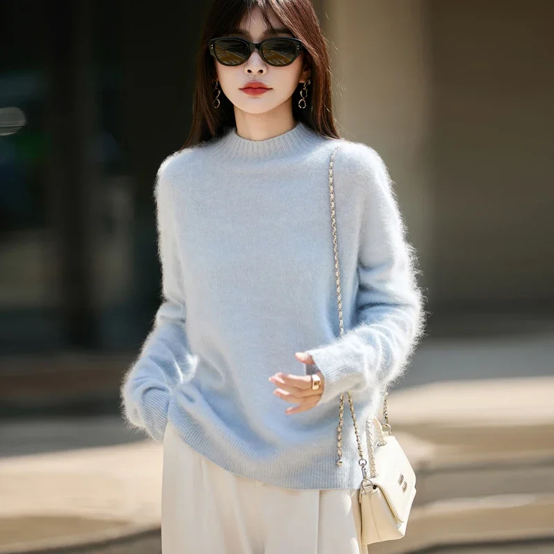เสื้อสเวตเตอร์คอสูงขนฟูสำหรับผ - Embroidery Origin บทวิจารณ์และราคา