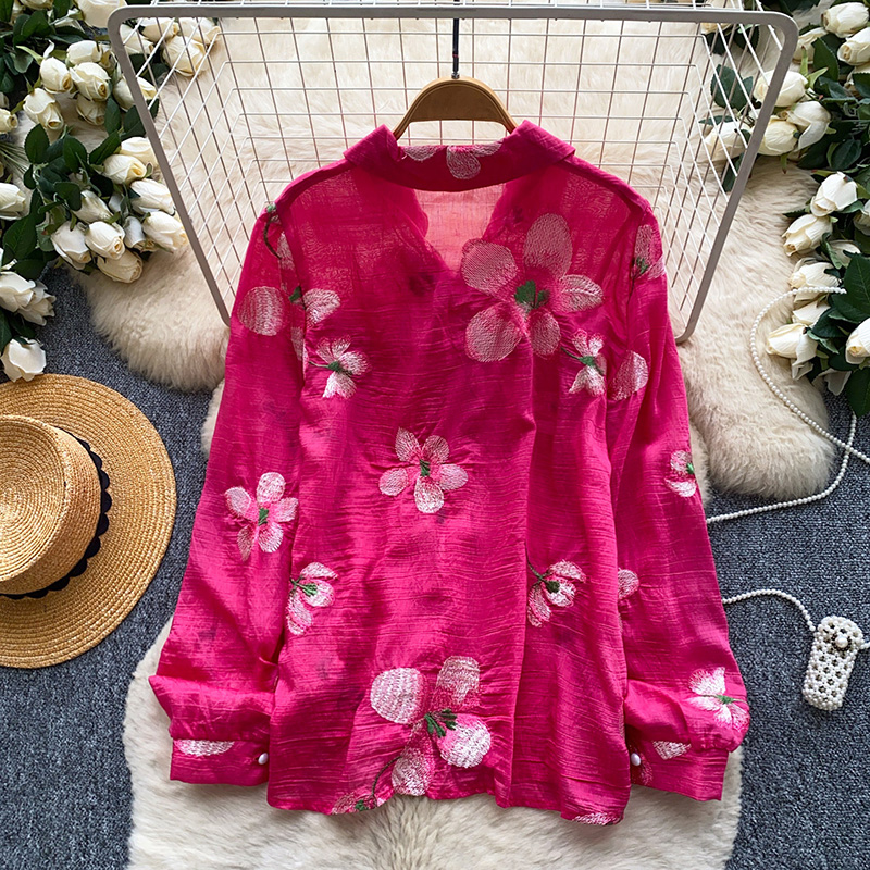 สไตล์เกาหลีลายดอกไม้ปักคาร์ดิแ - Embroidery Cardigan บทวิจารณ์และราคา