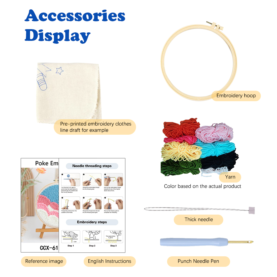ชุดปักเข็ม GATYZTORY สำหรับผู้ - Embroidery Needle บทวิจารณ์และราคา