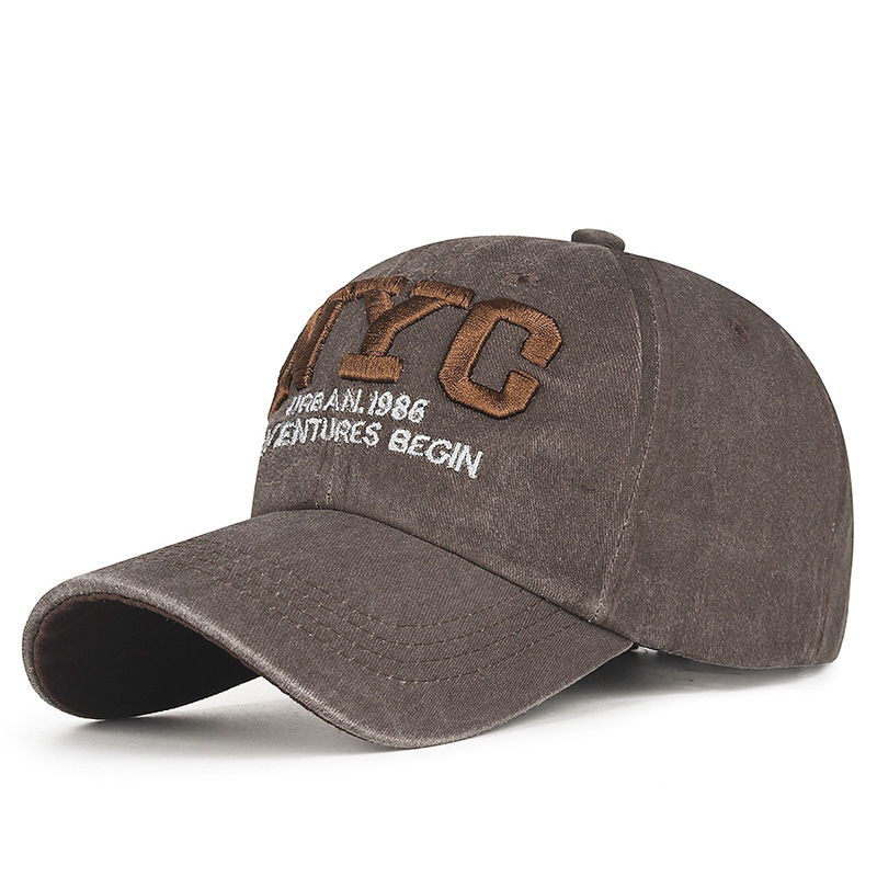 หมวกเบสบอลผ้าฝ้ายวินเทจปักตัวอ - Embroidery Nyc บทวิจารณ์และราคา