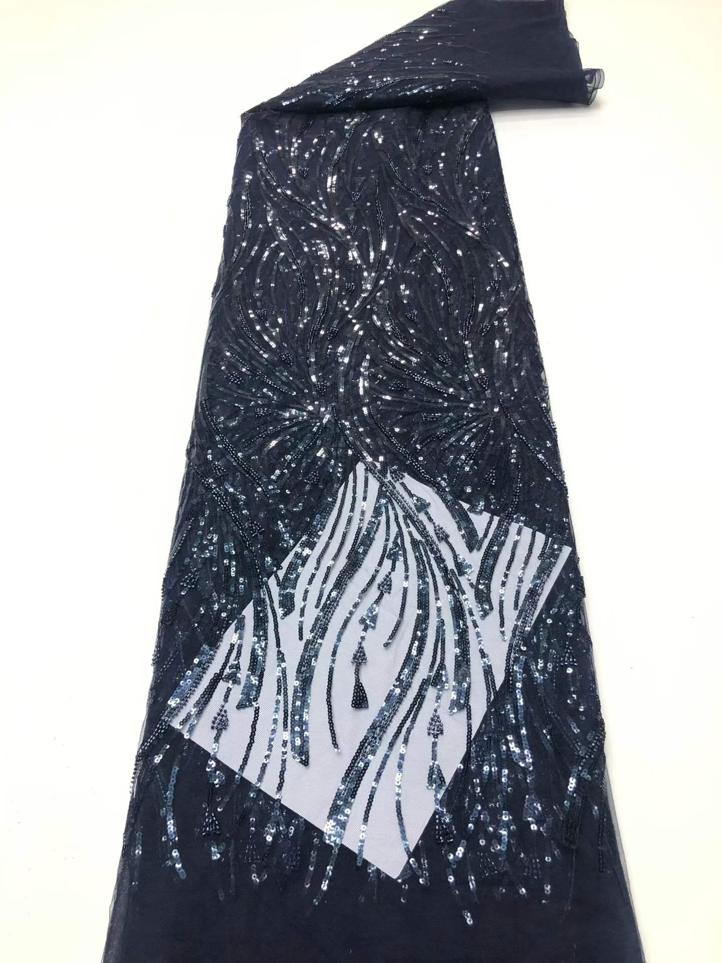 ผ้าลูกไม้ปักลายฉลุแบบแอฟริกันส - Embroidery Beads บทวิจารณ์และราคา