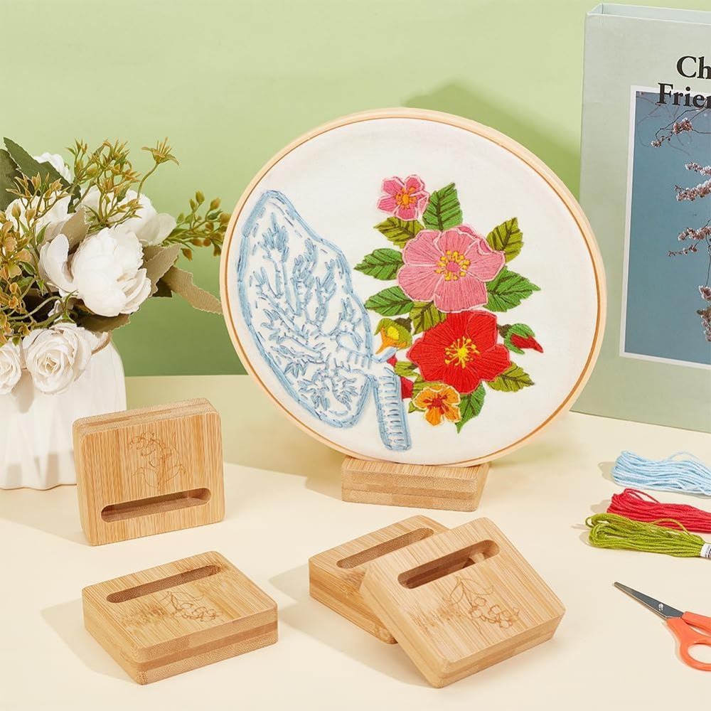 ขาตั้งไม้สำหรับแสดงห่วงปักลาย  - Embroidery Hoop บทวิจารณ์และราคา