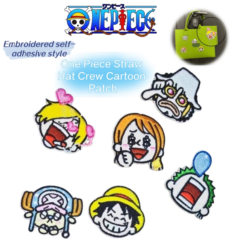 แพทช์ผ้าลายการ์ตูนอนิเมะวันพีซ - Embroidery Cloth บทวิจารณ์และราคา