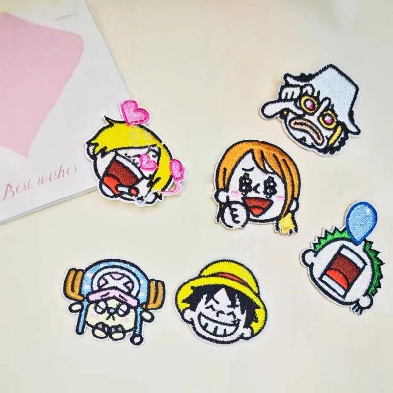 แพทช์ผ้าลายการ์ตูนอนิเมะวันพีซ - Embroidery Cloth บทวิจารณ์และราคา