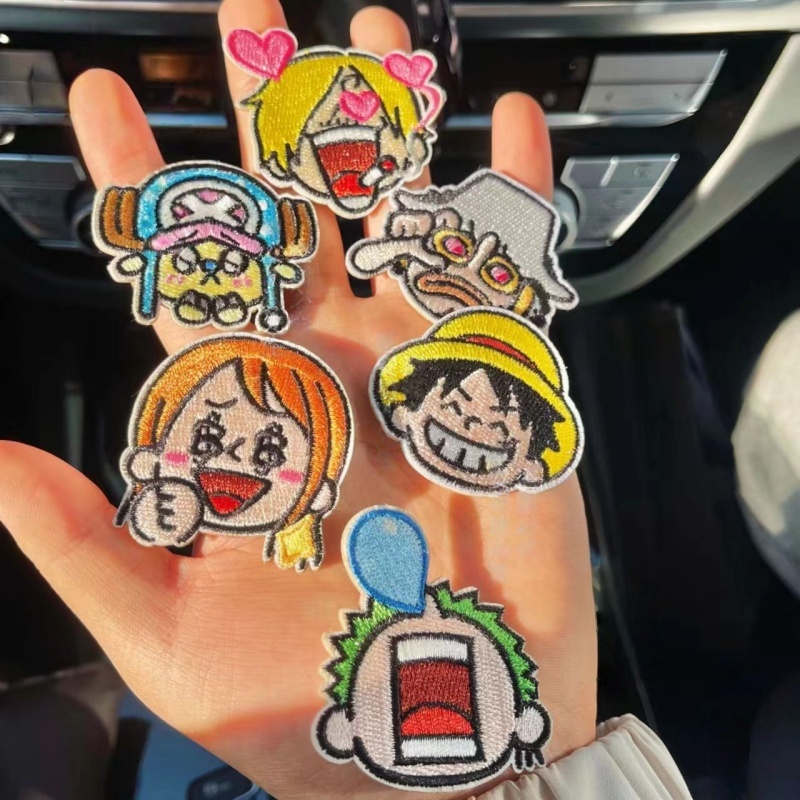 แพทช์ผ้าลายการ์ตูนอนิเมะวันพีซ - Embroidery Cloth บทวิจารณ์และราคา