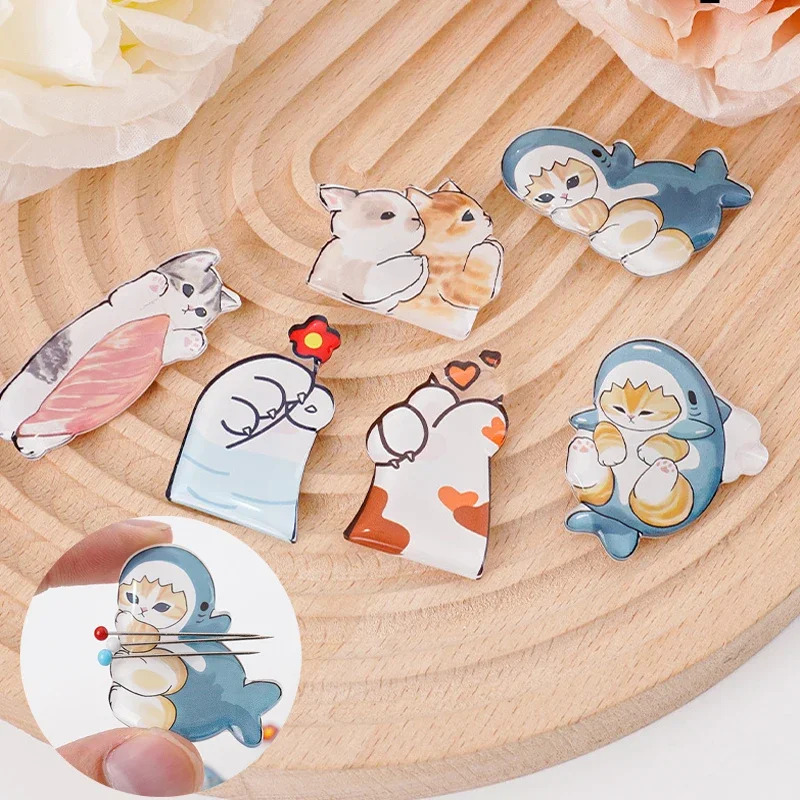 เข็มอะคริลิคแมวน่ารัก 1 ชิ้น ด - Needle Minder Magnet บทวิจารณ์และราคา