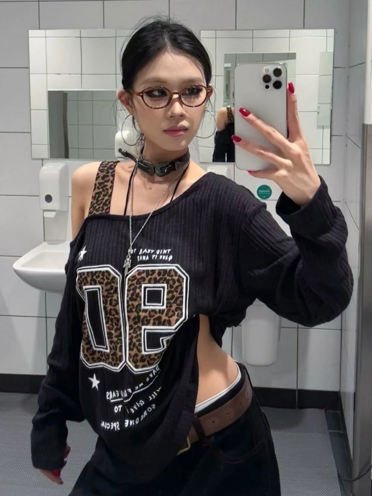 เสื้อยืดลายเสือดาวสไตล์ Y2K แบ - Embroidery Origin บทวิจารณ์และราคา