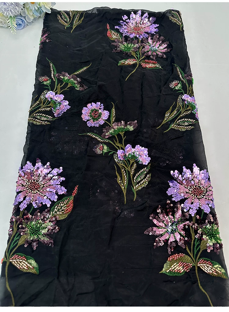 ผ้าตาข่ายเนื้อนุ่ม 1 หลา ประดั - Embroidery Beads บทวิจารณ์และราคา
