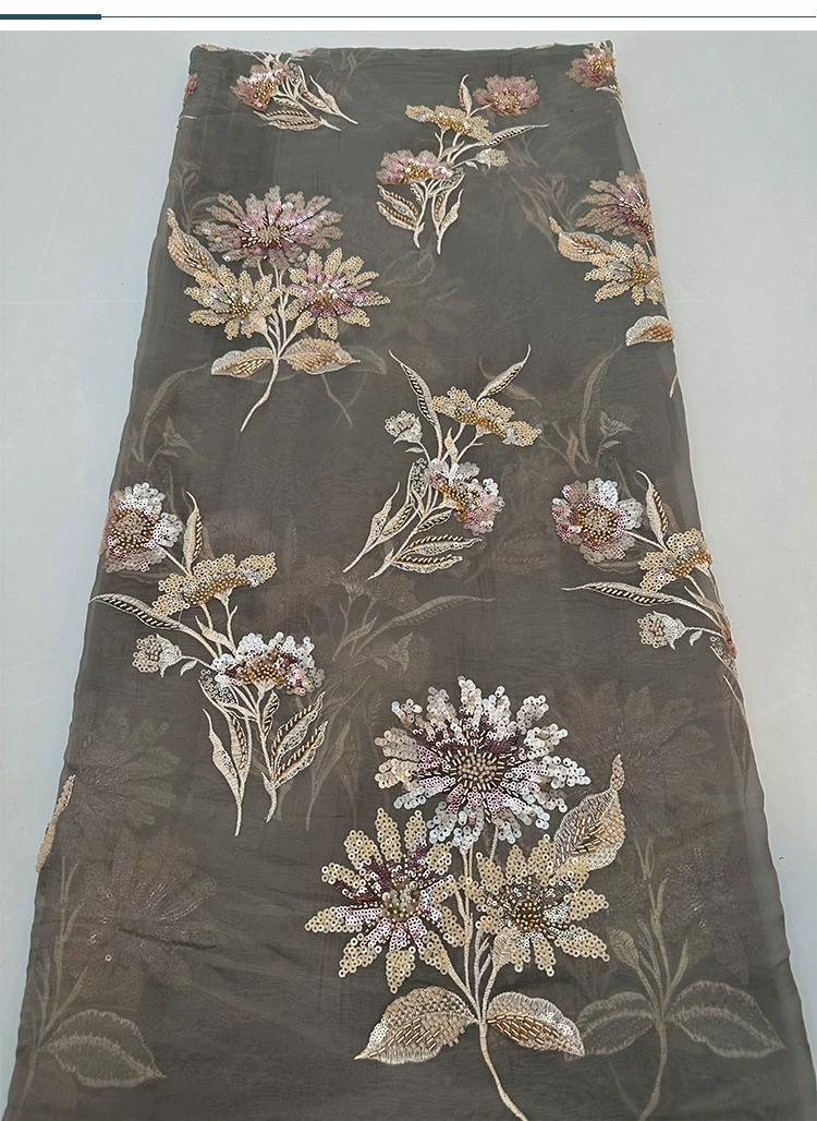 ผ้าตาข่ายเนื้อนุ่ม 1 หลา ประดั - Embroidery Beads บทวิจารณ์และราคา
